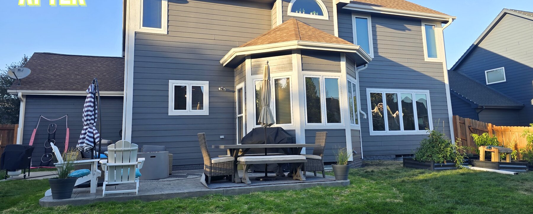Residential Back Exterior · After