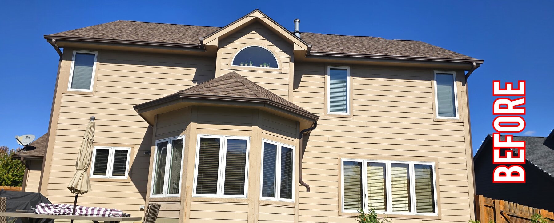 Residential Back Exterior · Before